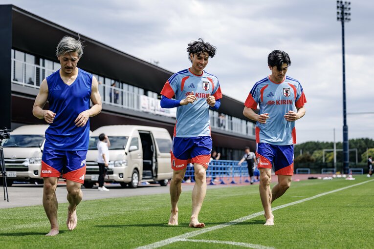 【日本サッカー名選手レア写真集】前田大然、田中碧、谷口彰悟（画像は右に続きます）　©Kiichi Matsumoto
