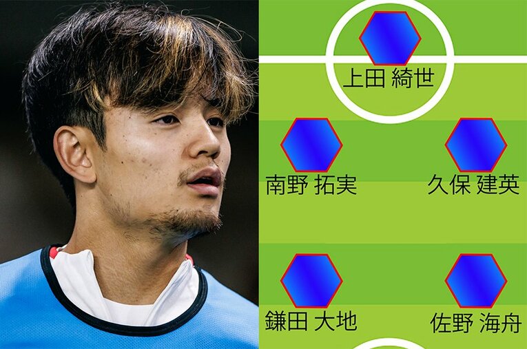 W杯優勝経験国ブラジル戦こそ、鎌田大地が語ったカウンターが発動できるか、格好の機会となる ／ photograph by Kiichi Matsumoto