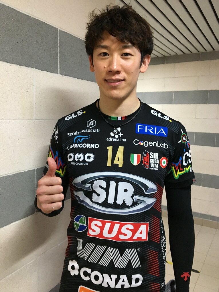 セリエA第7節ターラント戦後の様子（筆者撮影）