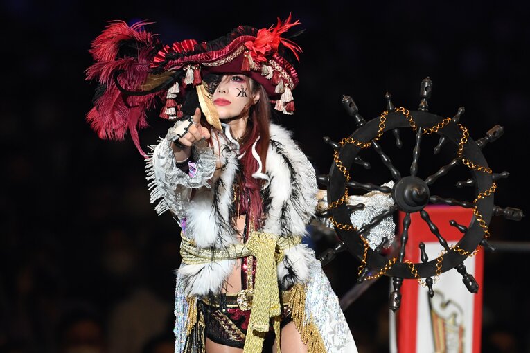 11月20日に行われた新日本プロレスとスターダムの合同興行。メインのIWGP女子初代王座決定戦に登場したKAIRI