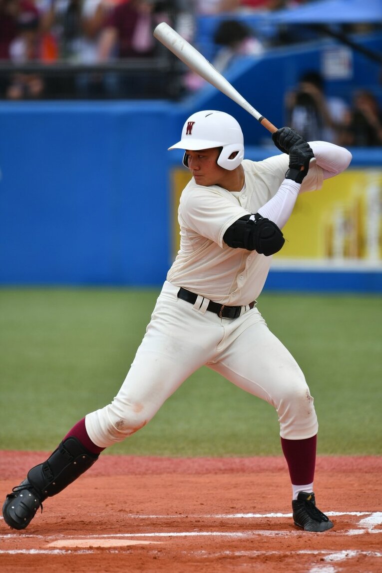 早実時代の清宮　©Sports Graphic Number