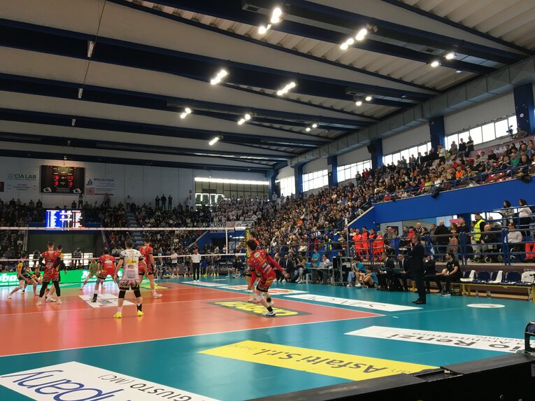 2月9日、ペルージャ石川祐希（セリエA／グロッタッツォリーナ戦）©︎Takashi Yuge