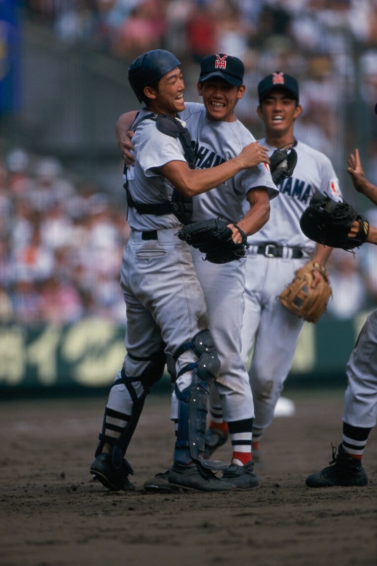 98年の横浜高校は絶対エース松坂大輔を擁し、春夏連覇を達成した　©Hideki Sugiyama