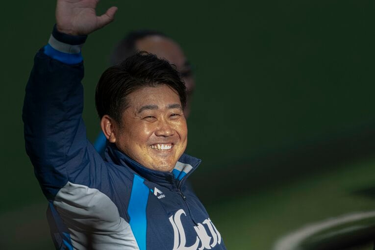 2021年12月の引退セレモニー　©Takuya Sugiyama