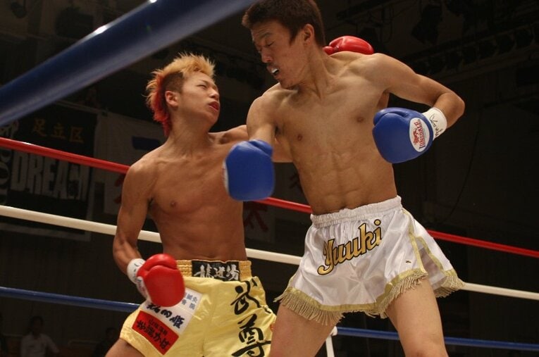 2012年、Krushのリングで武尊と対戦し、プロキャリア唯一の黒星を与えた京谷祐希。ビッグマッチの展望を語ってもらった ／ photograph by Takao Masaki