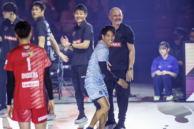 喜入祥充（サントリーサンバーズ大阪）　©︎Kiichi Matsumoto