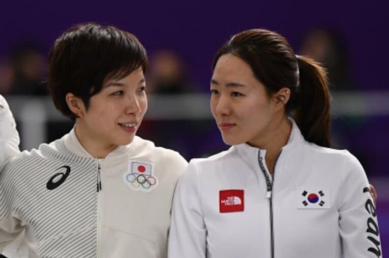 北京五輪Sスケート女子500mでは17位に終わった小平奈緒。放送席で盟友・李相花も涙（写真は平昌五輪） ／ photograph by JMPA