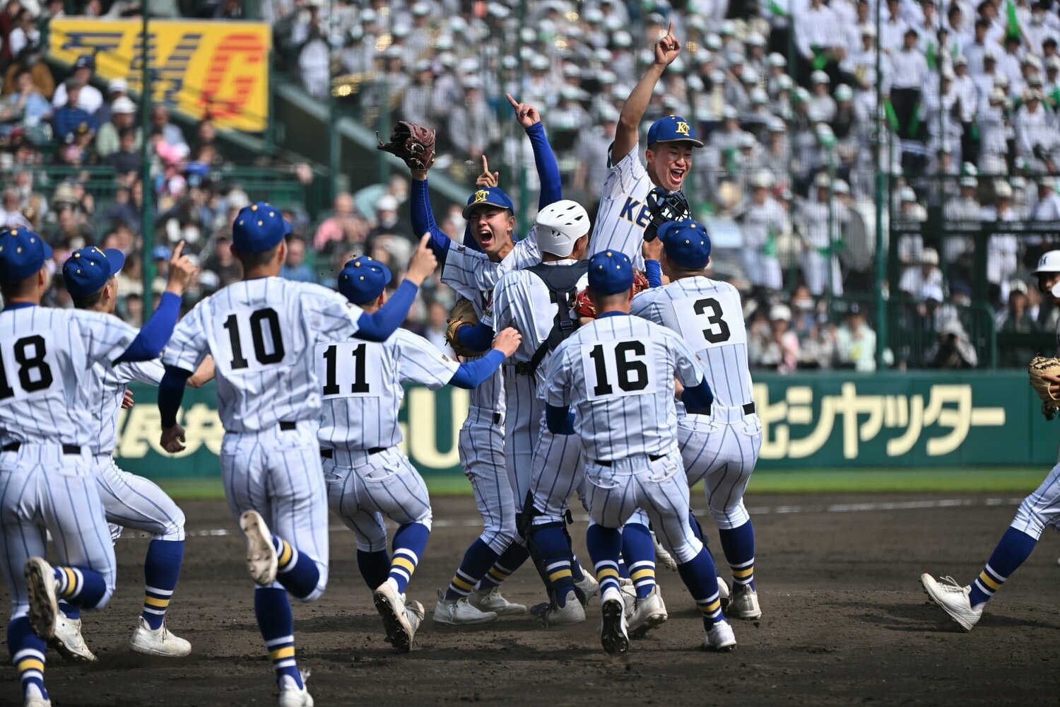 2024年のセンバツ覇者・健大高崎は継投を日常としている　©Hideki Sugiyama