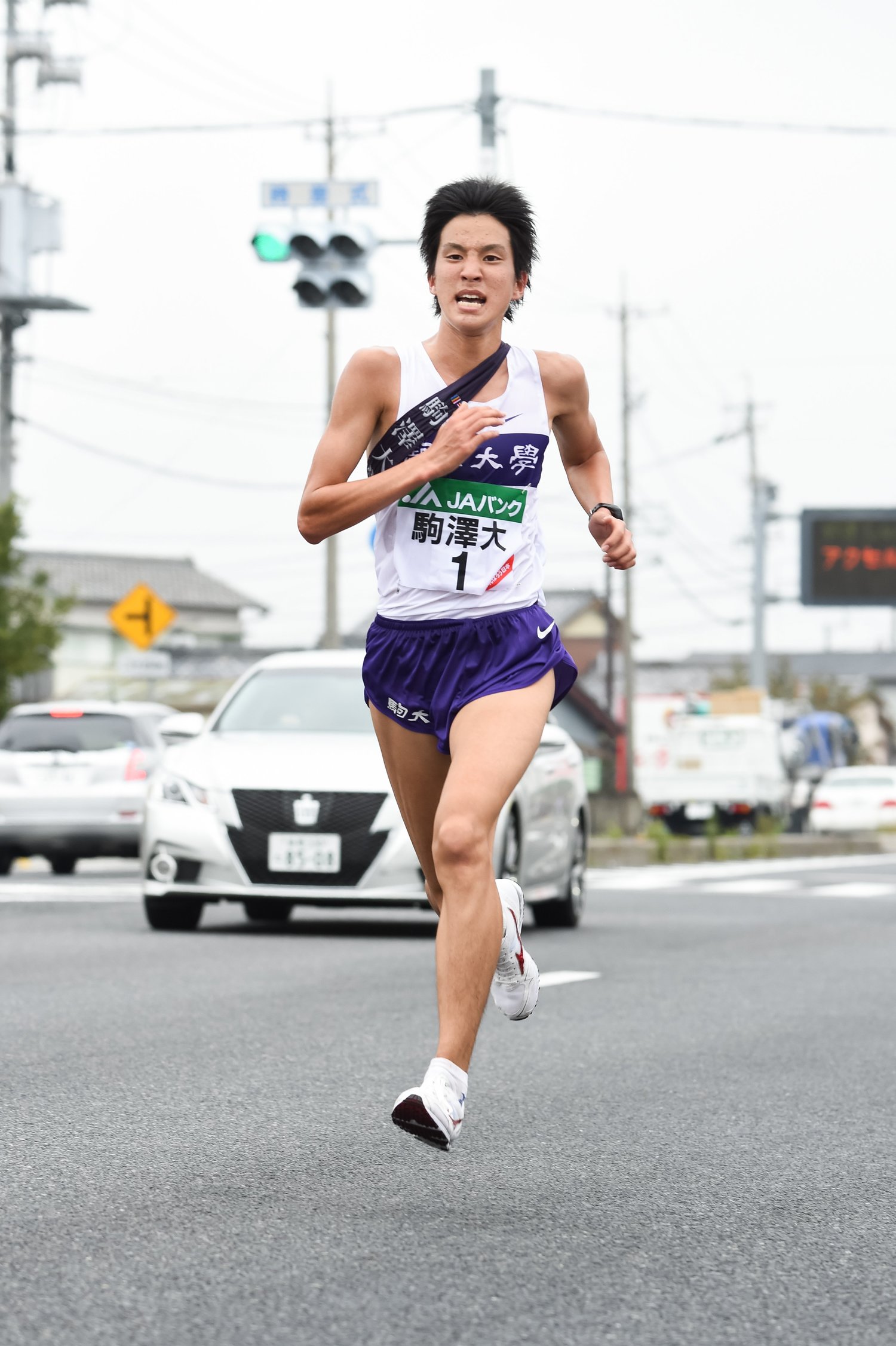2014年の全日本大学駅伝。駅伝レビュー戦で区間2位という成績を残した　©Nanae Suzuki