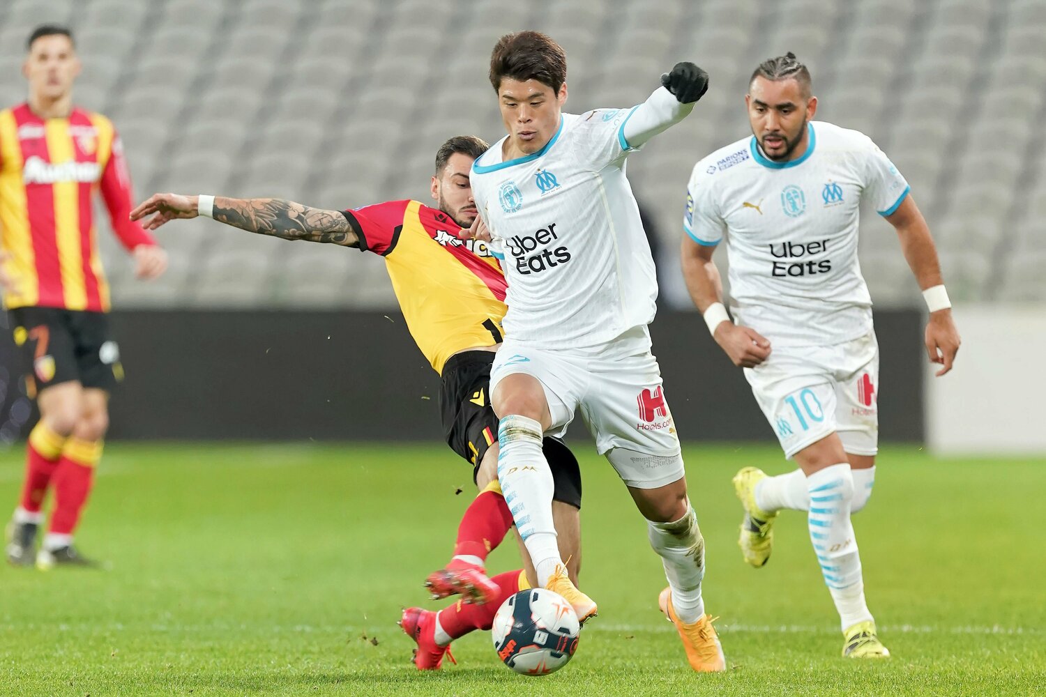 2016年にドイツ・ハノーファーからフランス・マルセイユ移籍した酒井。フランスの名門で6シーズンを過ごした　©Getty Images