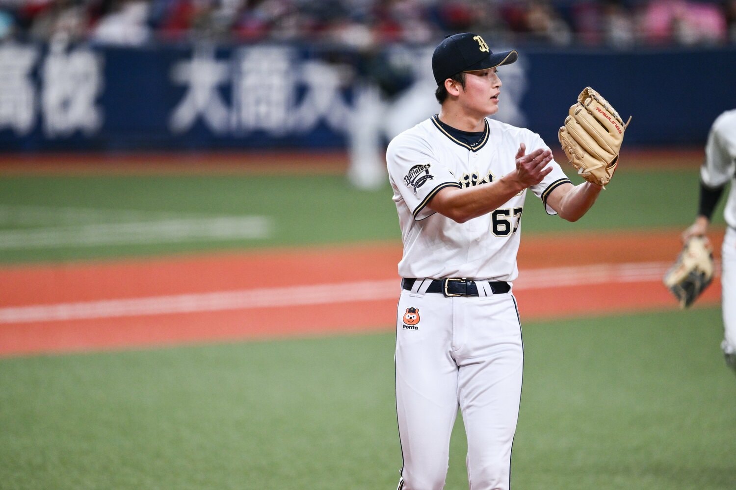 山﨑颯一郎ら剛腕リリーフ陣がオリックスの生命線となっている ©Nanae Suzuki