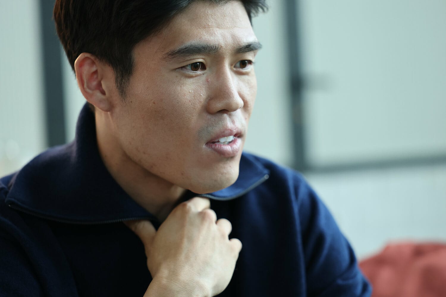Numberの独占インタビューに応じた冨安健洋（27歳）　©Ryu Voelkel