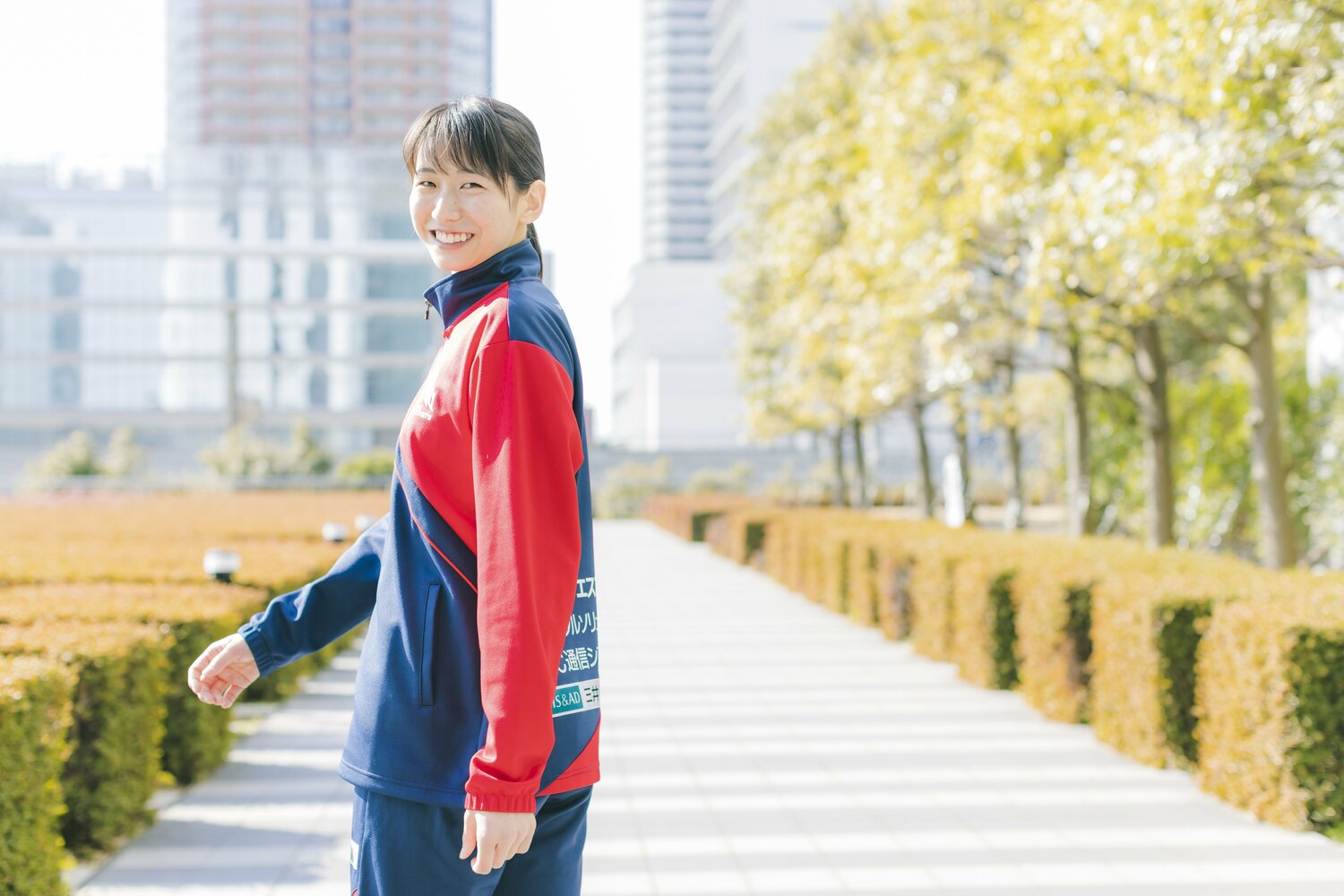 気持ちを整理して、代表チームのキャプテンという重役を引き受けた古賀紗理那（写真は2022年2月撮影）　©︎Kiichi Matsumoto