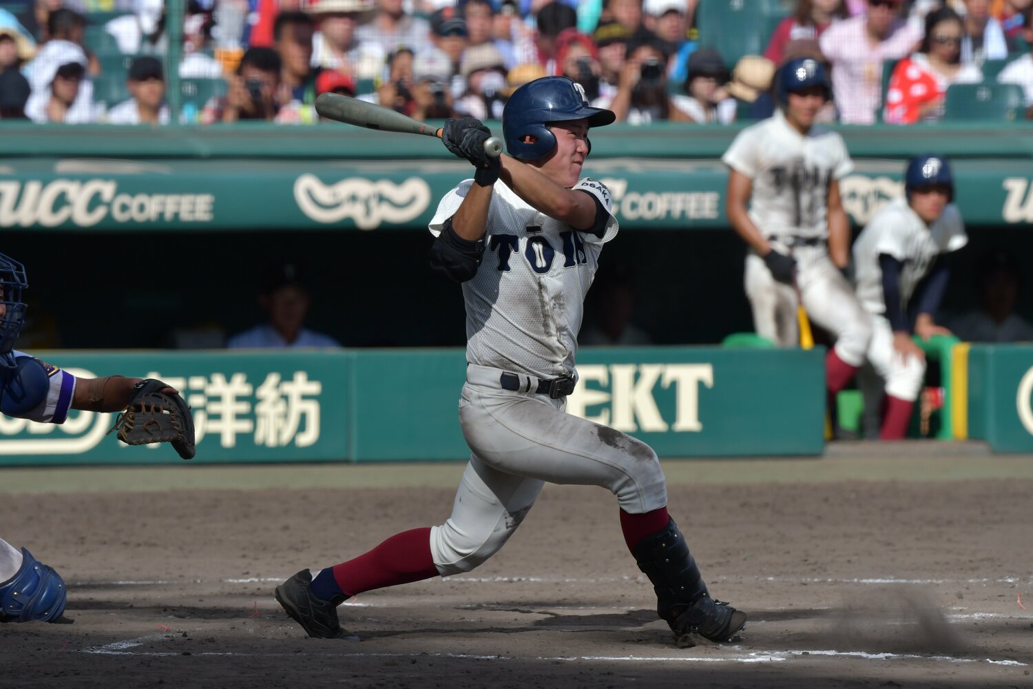 大阪桐蔭時代の青地　©Hideki Sugiyama