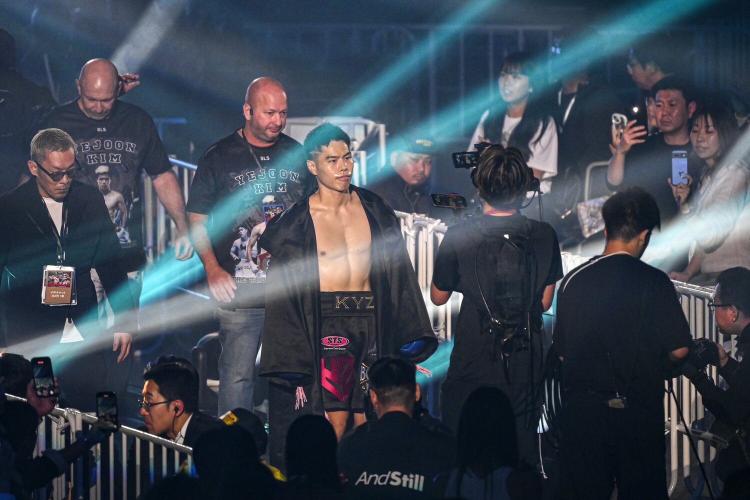 急きょ変更となった対戦相手キム・イェジュンに対応した井上の柔軟性に原田は感服した ©Takuya Sugiyama