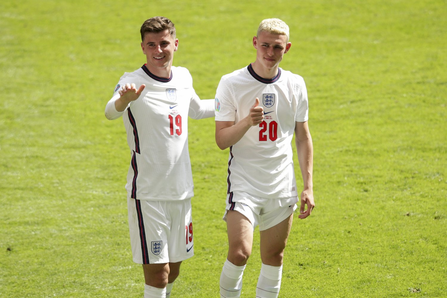 21歳のフォデンと22歳のマウント。グリーリッシュを加えた若きトリオが希望の星だ©Getty Images