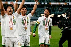 《選手権V》青森山田のエース松木玖生（3年）に芽生えた“犠牲心”「2年の時はゴールを決めたい気持ちが強かった。でも、今は…」