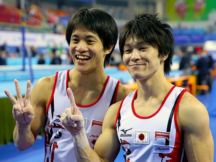 内村航平、大本命が実力通りの金。日本歴代最多に並ぶ15個目のメダル。＜Number Web＞ photograph by AFLO