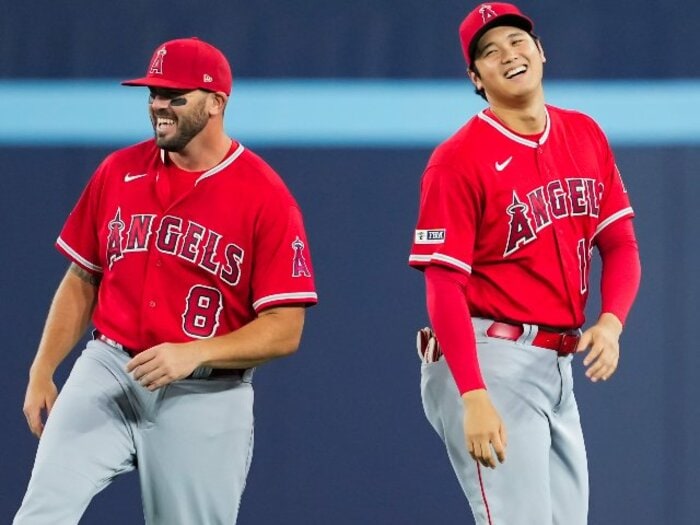 大谷翔平の“新たな仲間たち”から愛されすぎな日常…クラブハウスでは冗談も、本音は「もうショウヘイと対戦しなくていいからハッピー(笑)」<Number Web> photograph by Getty Images