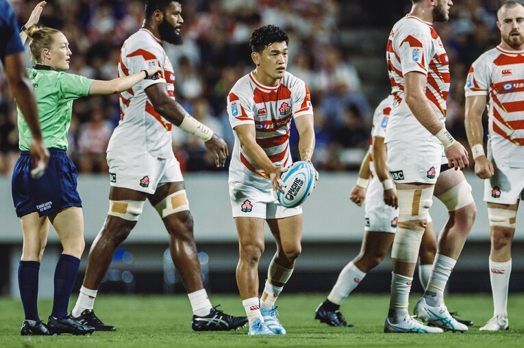 FB李承信（コベルコ神戸スティーラーズ）©︎Kiichi Matsumoto