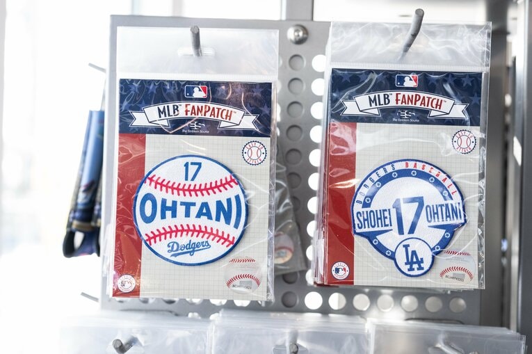 【現地開幕戦シリーズ】こんな大谷さんグッズも　©Nanae Suzuki