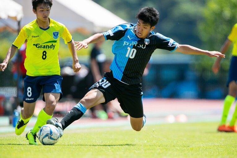 U-18時代の宮代大聖。年代別日本代表の常連でもあった　©KAWASAKI FRONTALE