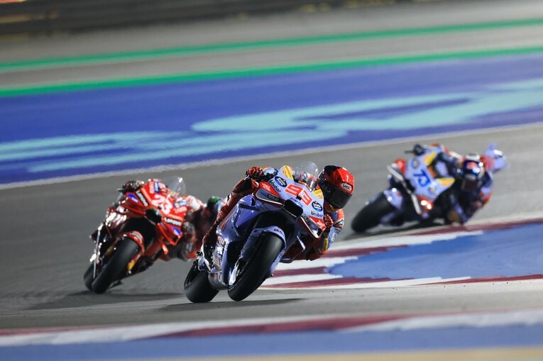 開幕戦カタールGPでのマルケスの走り　©Satoshi Endo