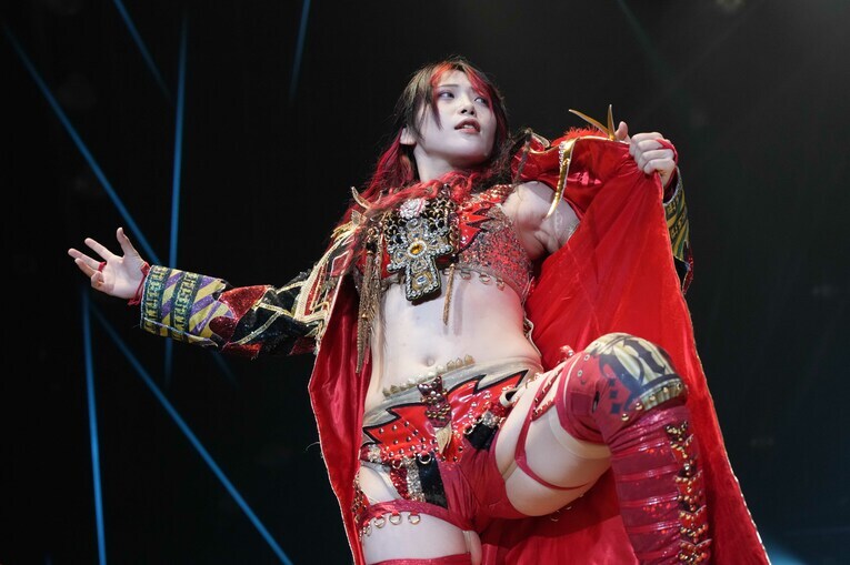 林下詩美の入場シーン