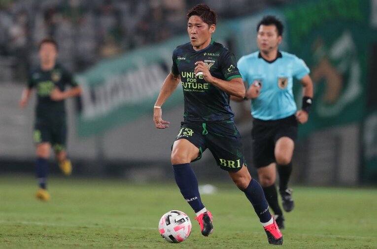 9月13日、ザスパクサツ群馬戦に出場した大久保嘉人 ／ photograph by J.LEAGUE