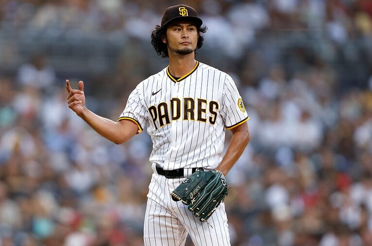 順調に調整を続けているダルビッシュ有。今季は3度目の開幕投手への期待もかかる ／ photograph by Getty Images