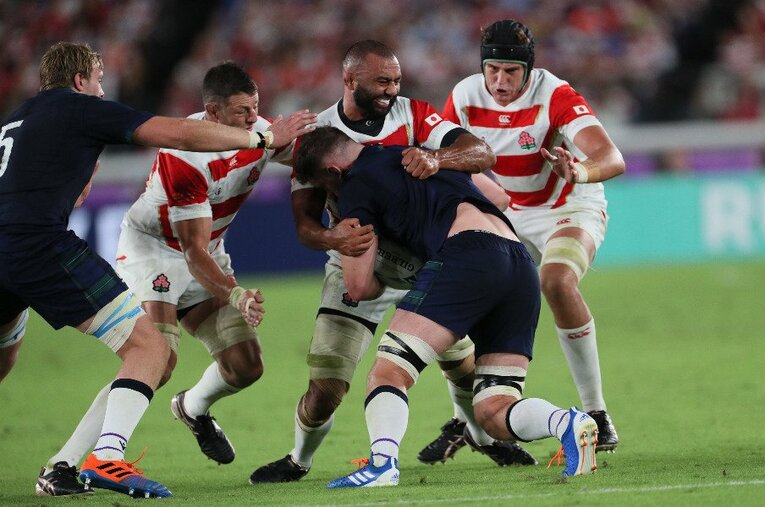 リーチマイケル／スコットランド戦 ／ photograph by Naoya Sanuki