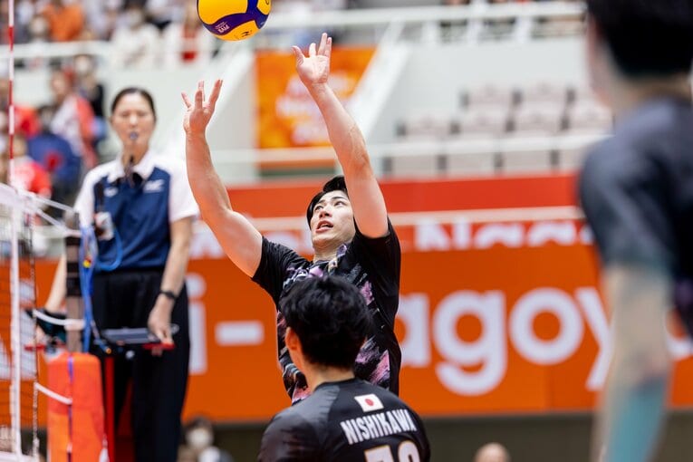 アジア大会では全試合スタメン出場した河東祐大　©︎AFLO SPORT