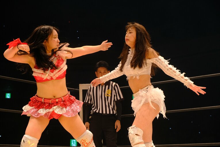 高校3年生の女子プロレスラー・心希（しんの）【スワイプするとそのほかの写真もご覧になれます】©Norihiro Hashimoto