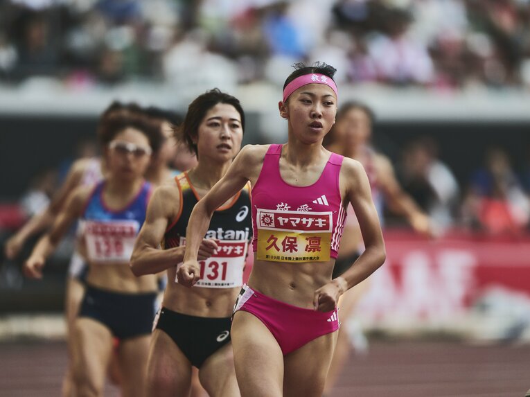 【2025日本選手権】日本選手権での久保　©︎Yuki Suenaga