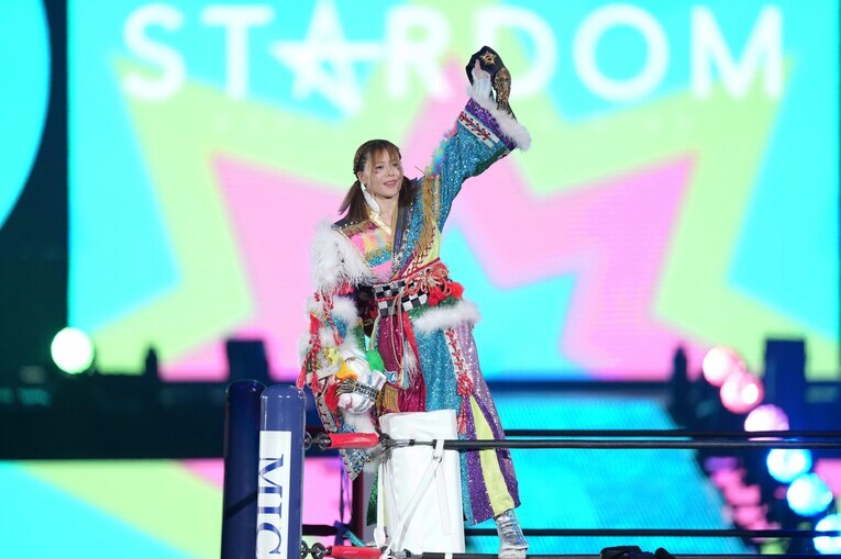 IWGP女子王者の岩谷麻優　©Essei Hara