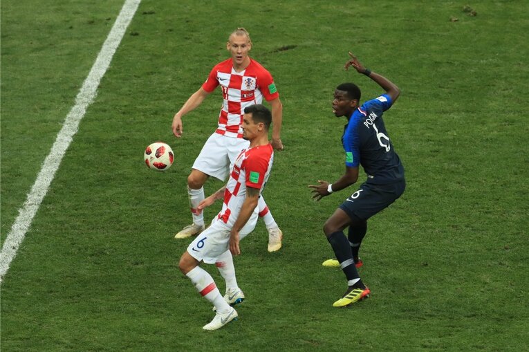 ロシアW杯決勝クロアチア戦　©Takuya Sugiyama/JMPA