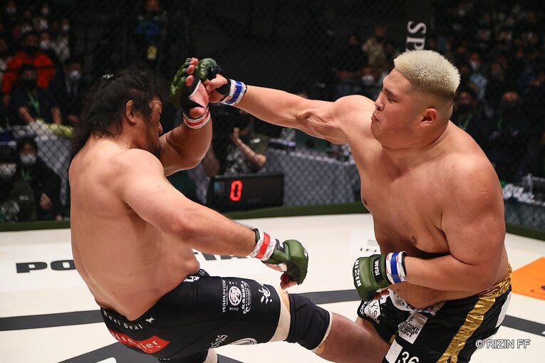 相撲界を懲戒解雇からRIZINへ…貴賢神がデビュー戦完敗でも見せた可能性とは？ 対戦した元警察官ファイターが絶賛した「凄い素質」(14)