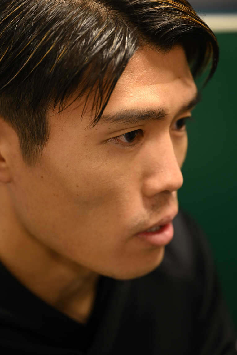 1月にロンドンでNumberの独占インタビューに応じた　©Ryu Voelkel