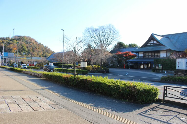 取材当日の朝、小田原中継所付近　©Number Web