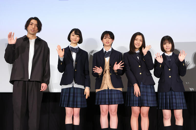 純子役で知名度を上げた俳優・河合優実（2022年の第35回東京国際映画祭）　©JIJI PRESS