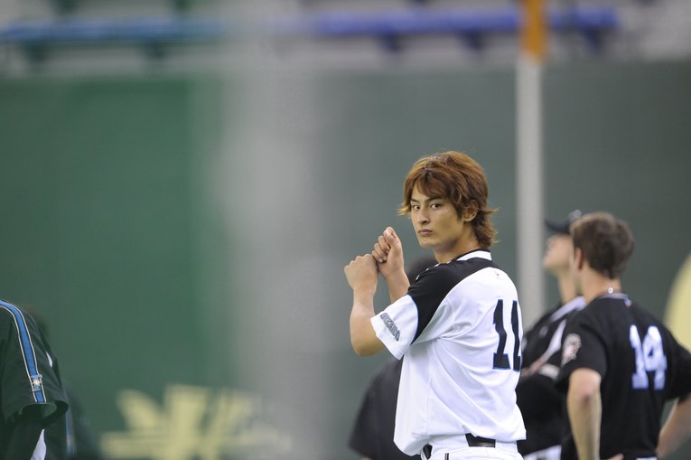 日本ハム時代のダルビッシュ有。2008年、21歳のとき　©BUNGEISHUNJU
