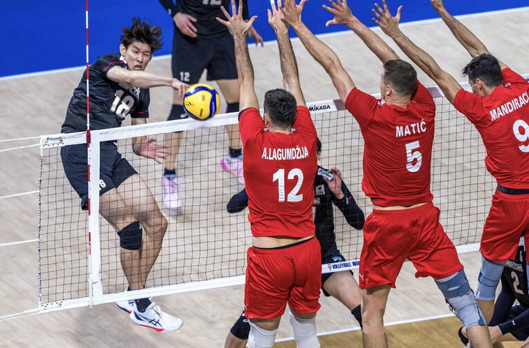 バレーボール世界選手権・トルコ戦　©︎Volleyball World