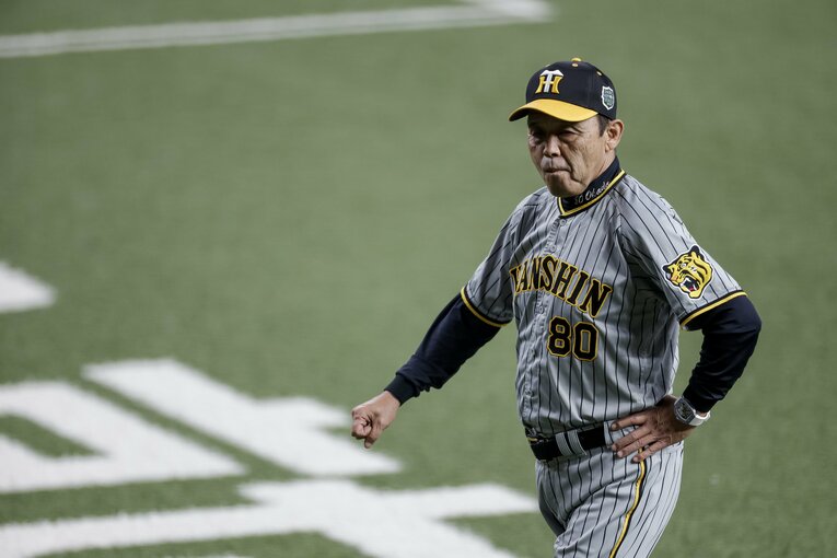 阪神・岡田監督　©︎Kiichi Matsumoto