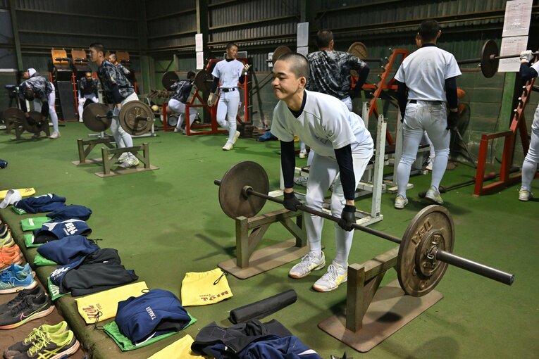 大阪桐蔭の練習風景（2022年）　©︎Hideki Sugiyama