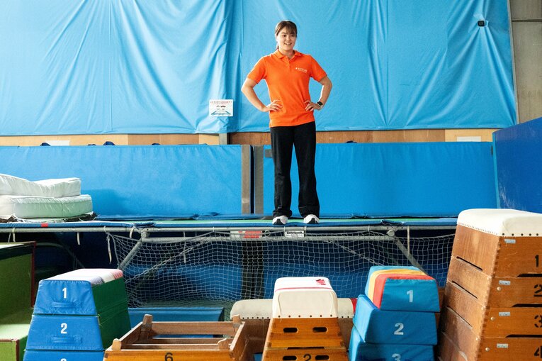 現在は姫路市の体操クラブ『おさるの森』で、ダンス教室などのインストラクターを務めている　©Takashi Shimizu