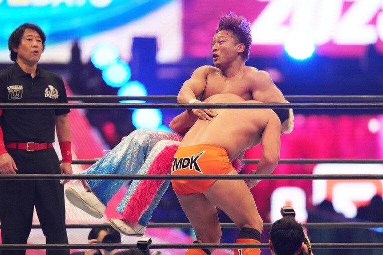 海野翔太が見せたDDT　©Essei Hara