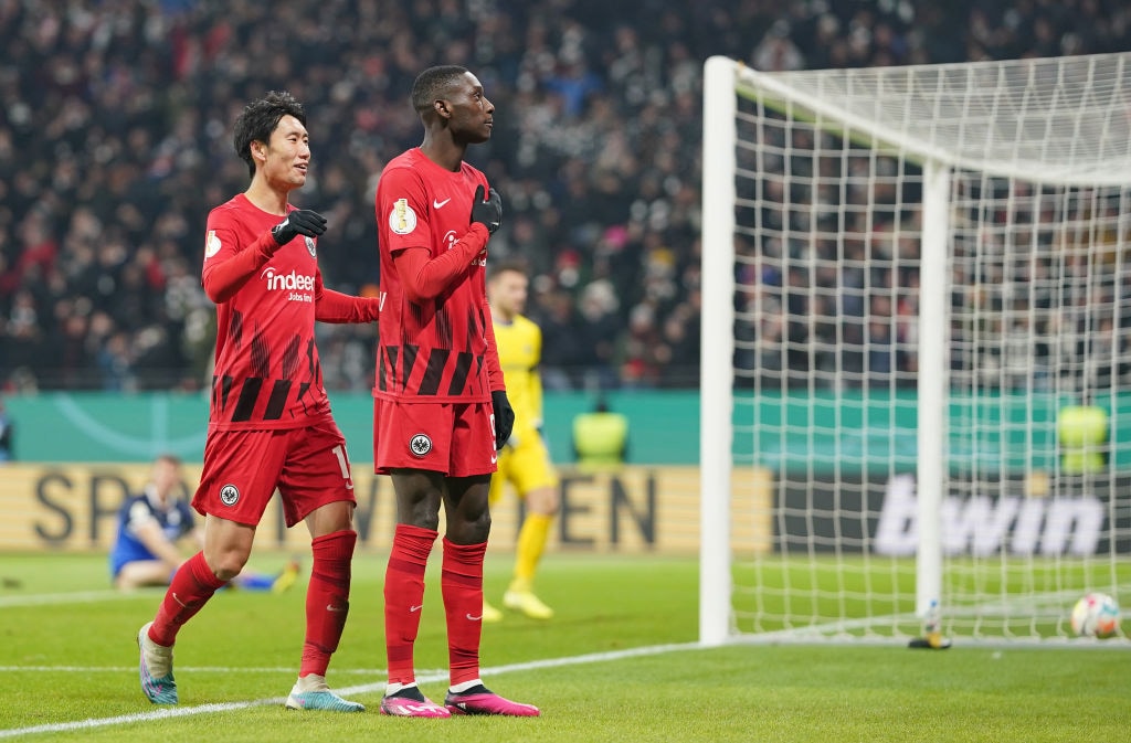 鎌田とコロ・ムアニ　©Getty Images
