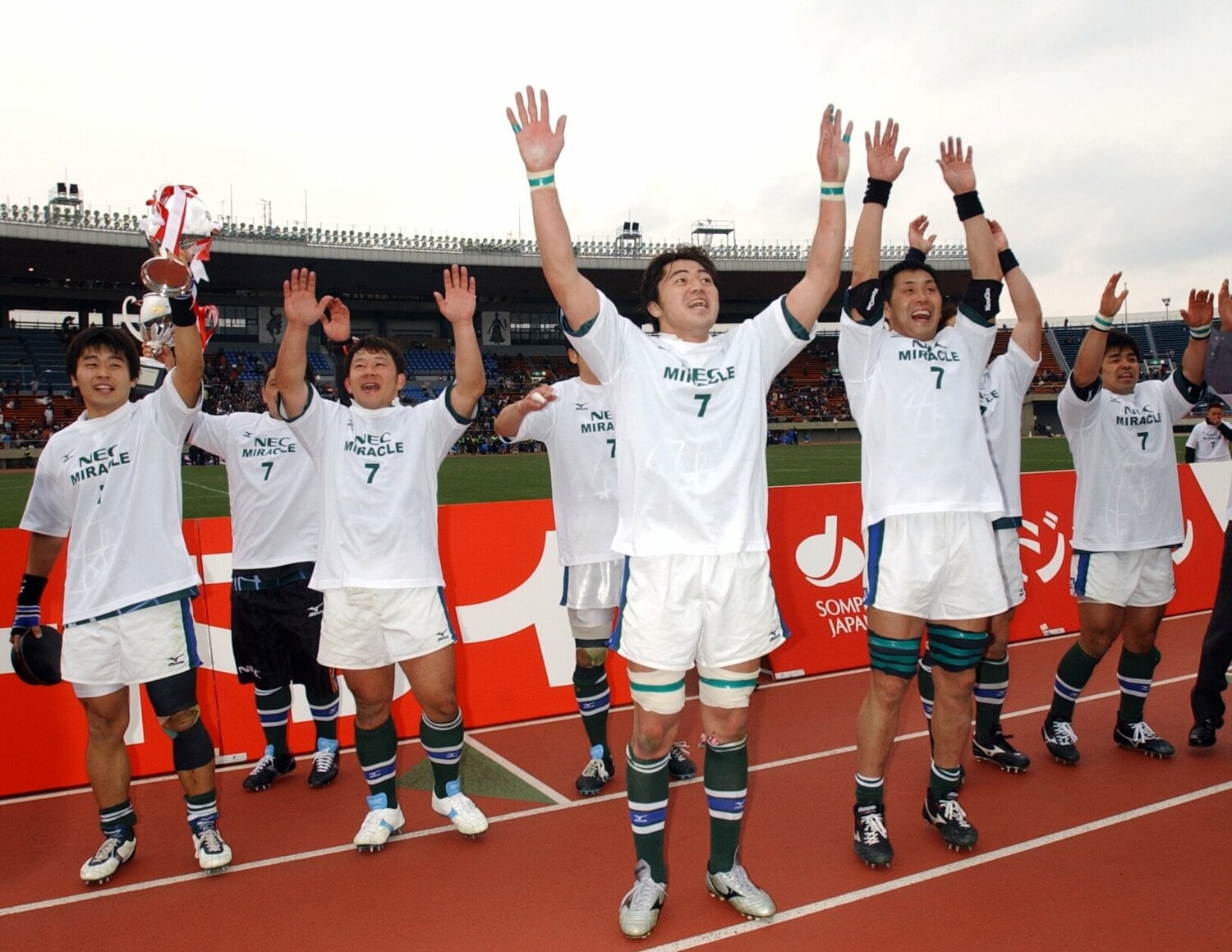 2002年度の日本選手権で初優勝 ©JIJI PRESS