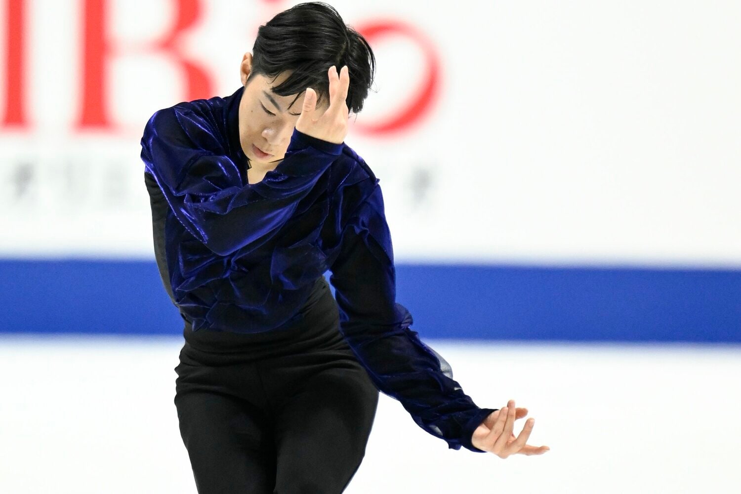 NHK杯フリーにて　©Asami Enomoto