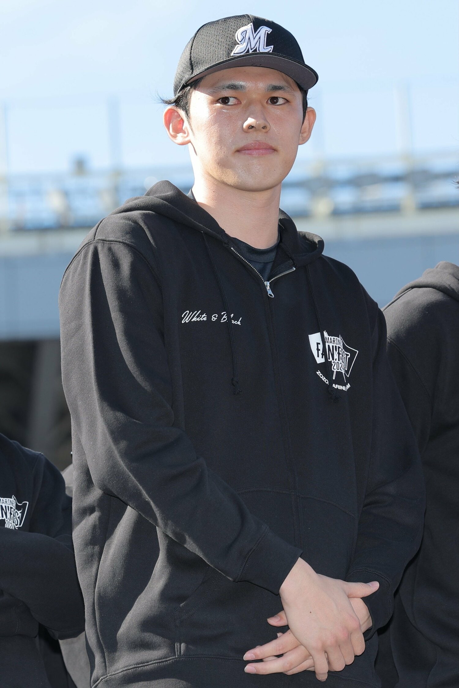 今シーズンからドジャースでプレーすることが決まった佐々木朗希 ©JIJI PRESS 